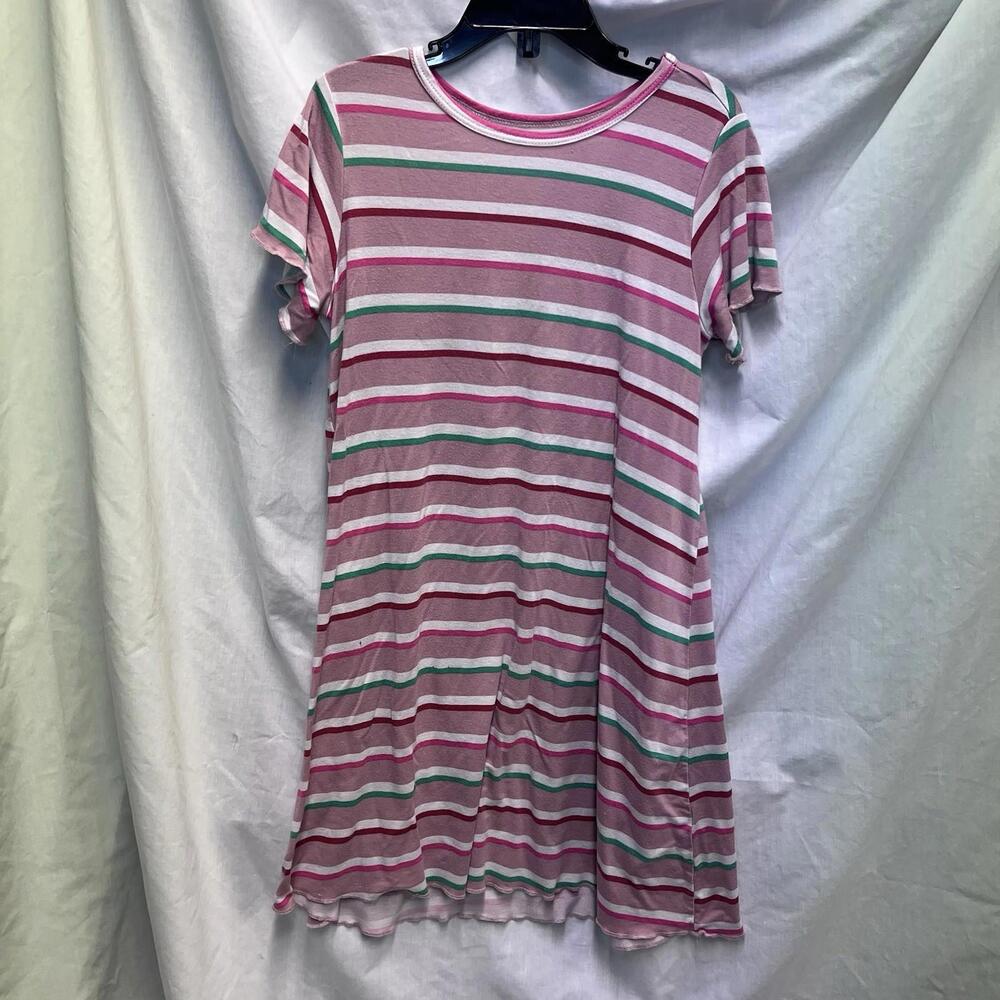 Dot Dot Smile Girls Dress Gown Size 3/4 Pink, Cream, Green EUC